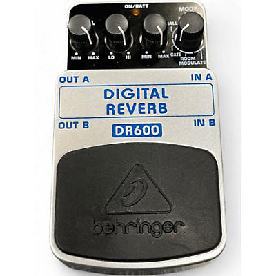 Used Behringer DR600 Digital Stereo Reverb Effect Pedal