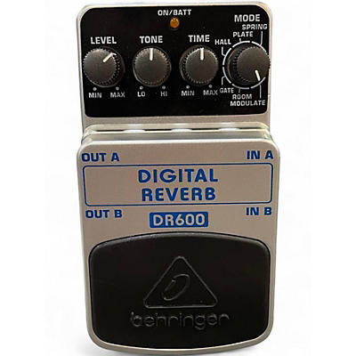 Used Behringer DR600 Digital Stereo Reverb Effect Pedal