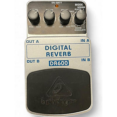 Used Behringer DR600 Digital Stereo Reverb Effect Pedal