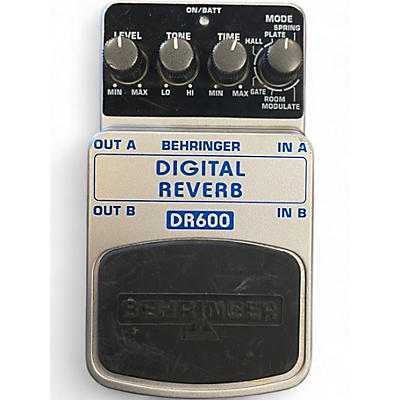 Used Behringer DR600 Digital Stereo Reverb Effect Pedal