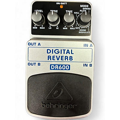 Used Behringer DR600 Digital Stereo Reverb Effect Pedal