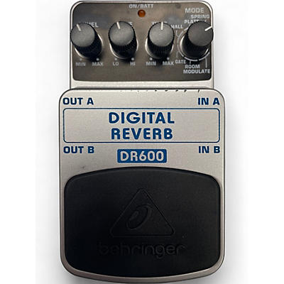 Used Behringer DR600 Digital Stereo Reverb Effect Pedal