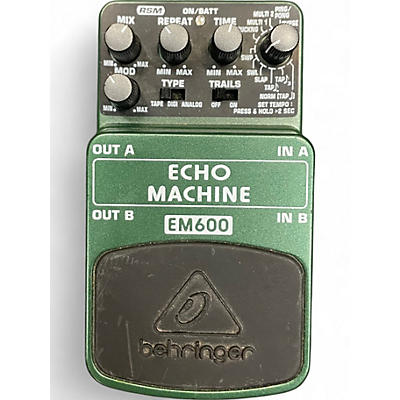 Used Behringer EM600 Echo Machine Echo Modeling Effect Pedal