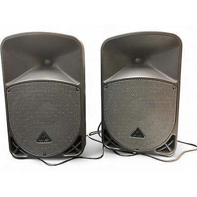 Used Behringer EUROLIVE B110D PAIR Powered Speaker