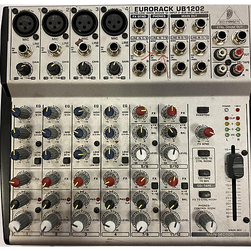 Behringer Used Behringer EURORACK UB1202 Unpowered Mixer