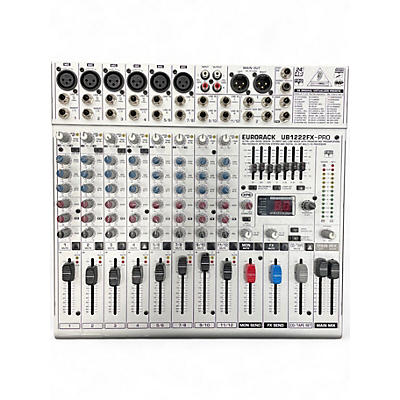 Used Behringer EURORACK UB1222FX-PRO Unpowered Mixer