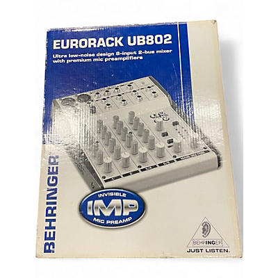 Used Behringer EURORACK UB802 Mixer