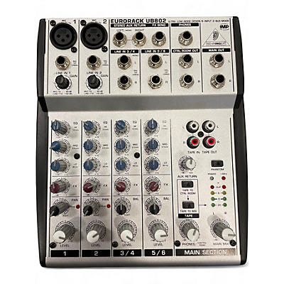Used Behringer EURORACK UB802 Unpowered Mixer