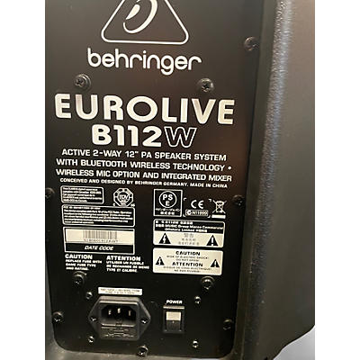 Used Behringer Eurolive B112W Powered Speaker