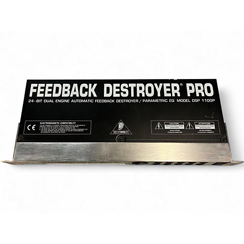 Used Behringer Feedback Destroyer Pro DSP1100P Feedback Suppressor