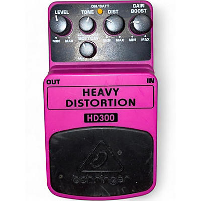 Used Behringer HD300 Heavy Distortion Effect Pedal