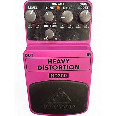 Used Behringer HD300 Heavy Distortion Effect Pedal