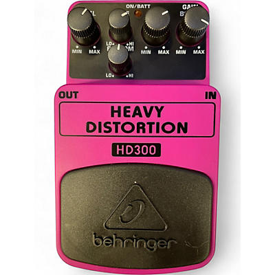 Used Behringer HD300 Heavy Distortion Effect Pedal