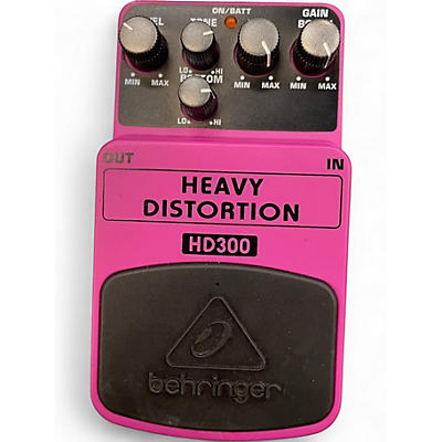 Used Behringer HD300 Heavy Distortion Effect Pedal
