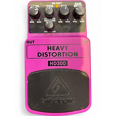 Used Behringer HD300 Heavy Distortion Effect Pedal