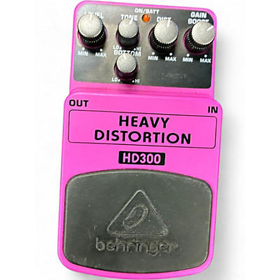 Used Behringer HD300 Heavy Distortion Effect Pedal