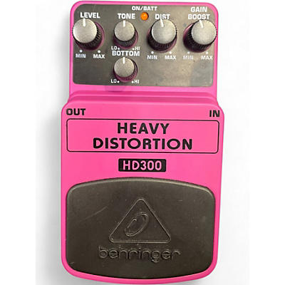 Used Behringer HD300 Heavy Distortion Effect Pedal