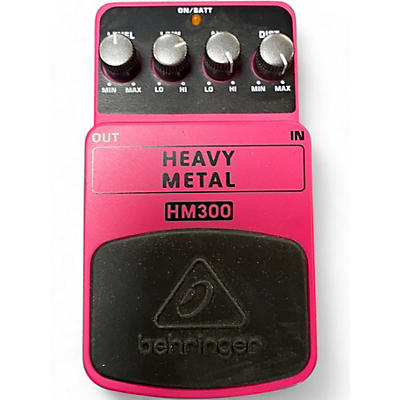 Used Behringer HM300 Heavy Metal Distortion Effect Pedal