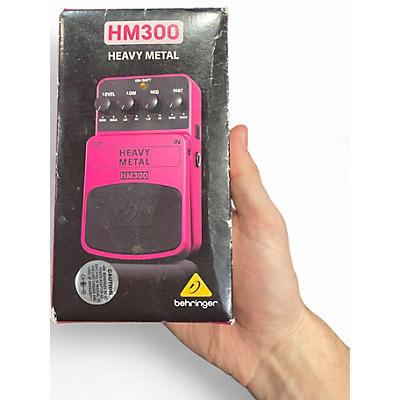 Used Behringer HM300 Heavy Metal Distortion Effect Pedal