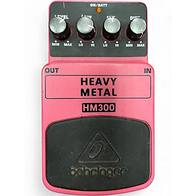 Used Behringer HM300 Heavy Metal Distortion Effect Pedal