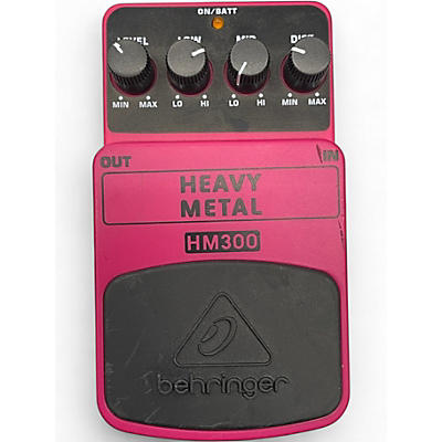 Used Behringer HM300 Heavy Metal Distortion Effect Pedal