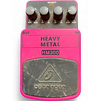 Used Behringer HM300 Heavy Metal Distortion Effect Pedal