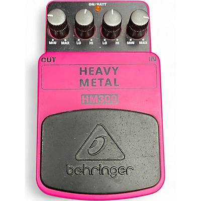 Used Behringer HM300 Heavy Metal Distortion Effect Pedal