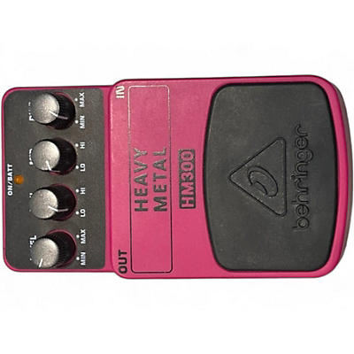 Used Behringer HM300 Heavy Metal Distortion Effect Pedal