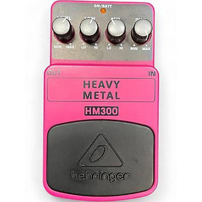 Used Behringer HM300 Heavy Metal Distortion Effect Pedal