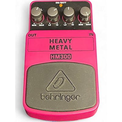 Used Behringer HM300 Heavy Metal Distortion Effect Pedal
