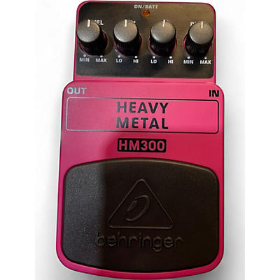 Used Behringer HM300 Heavy Metal Distortion Effect Pedal