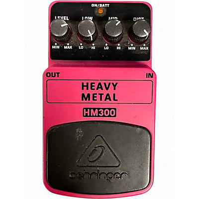 Used Behringer HM300 Heavy Metal Distortion Effect Pedal