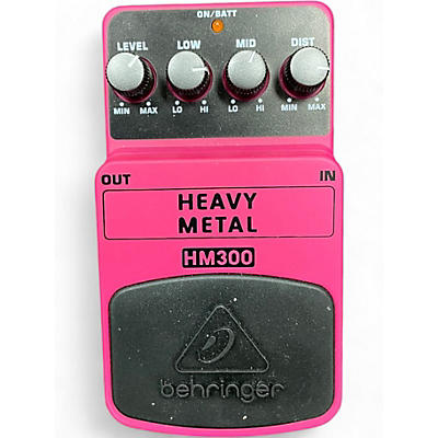 Used Behringer HM300 Heavy Metal Distortion Effect Pedal