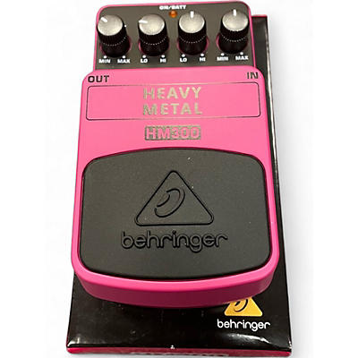 Used Behringer HM300 Heavy Metal Distortion Effect Pedal