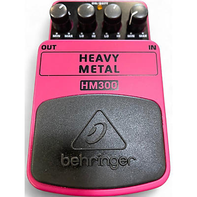 Used Behringer HM300 Heavy Metal Distortion Effect Pedal
