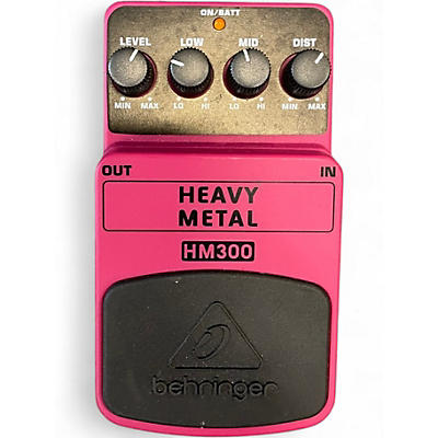 Used Behringer HM300 Heavy Metal Distortion Effect Pedal