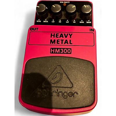Used Behringer HM300 Heavy Metal Distortion Effect Pedal
