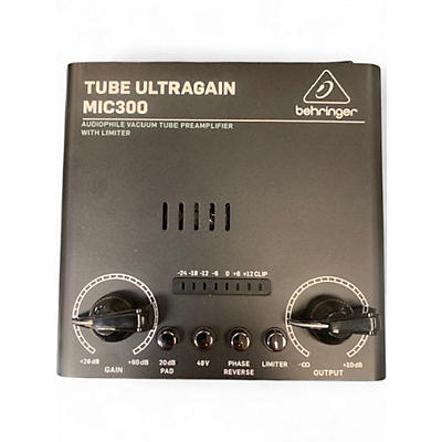 Used Behringer MIC300 Tube Ultragain Microphone Preamp