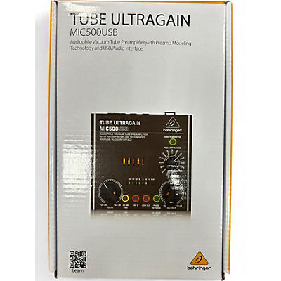 Used Behringer MIC500USB Guitar Preamp