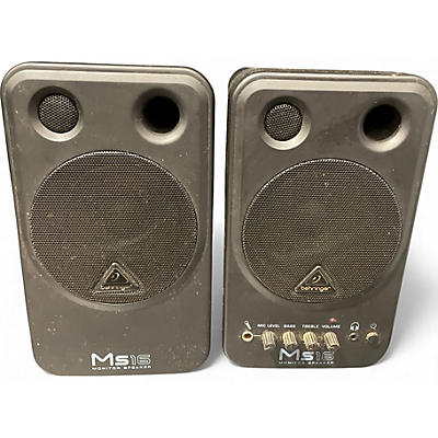 Used Behringer MS18 Studio Monitors Powered Monitor