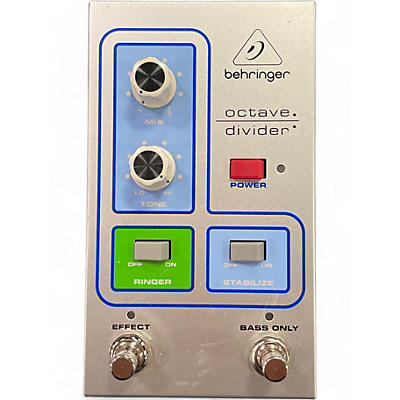 Used Behringer OCTAVE DIVIDER Effect Pedal