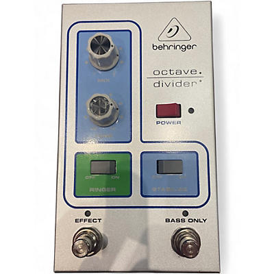 Used Behringer OCTAVE DIVIDER Effect Pedal
