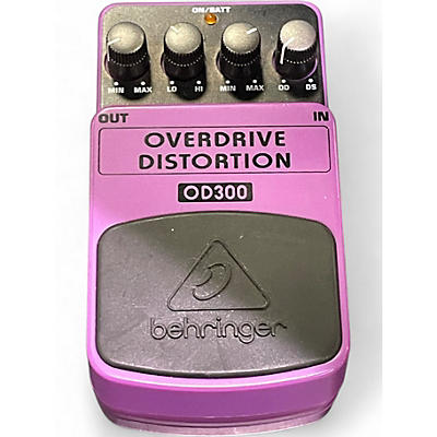 Used Behringer OD300 Overdrive/Distortion Effect Pedal