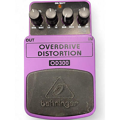 Used Behringer OD300 Overdrive/Distortion Effect Pedal