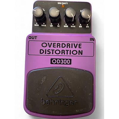 Used Behringer OD300 Overdrive/Distortion Effect Pedal