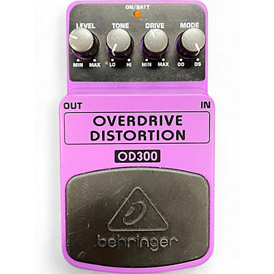 Used Behringer OD300 Overdrive/Distortion Effect Pedal
