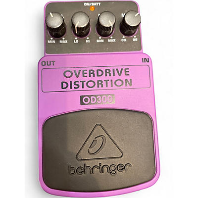 Used Behringer OD300 Overdrive/Distortion Effect Pedal