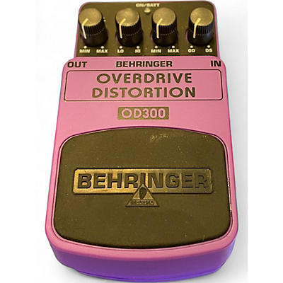 Used Behringer OD300 Overdrive/Distortion Effect Pedal
