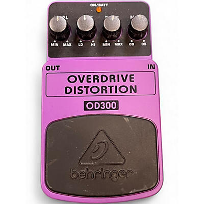 Used Behringer OD300 Overdrive/Distortion Effect Pedal
