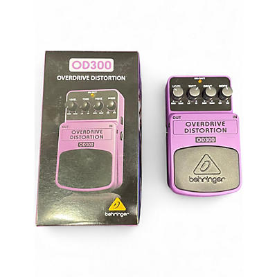 Used Behringer OD300 Overdrive/Distortion Effect Pedal